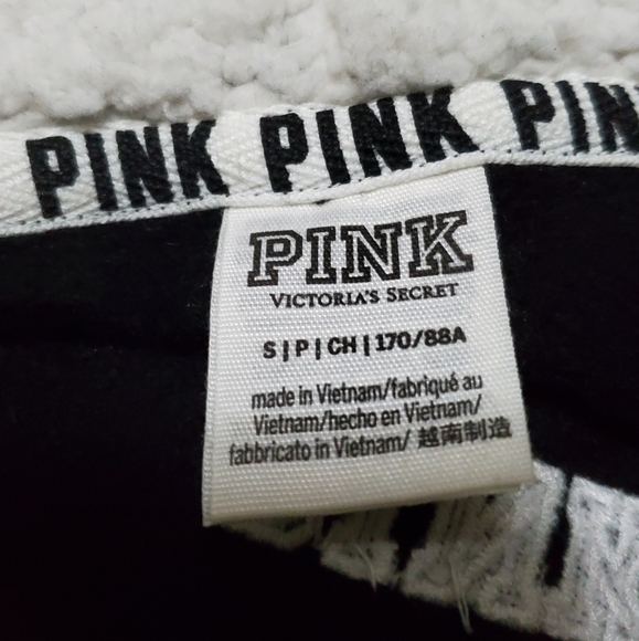 PINK Long Black Hoodie - Picture 3 of 4